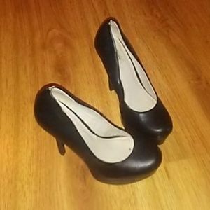 Olsenboye Black Platform Heels